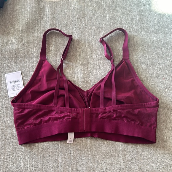Auden shimmery maroon bralette Size 3. NWT. - Picture 5 of 12